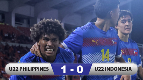 Kết quả U22 Philippines 1-0 U22 Indonesia: Philippines vào bán kết